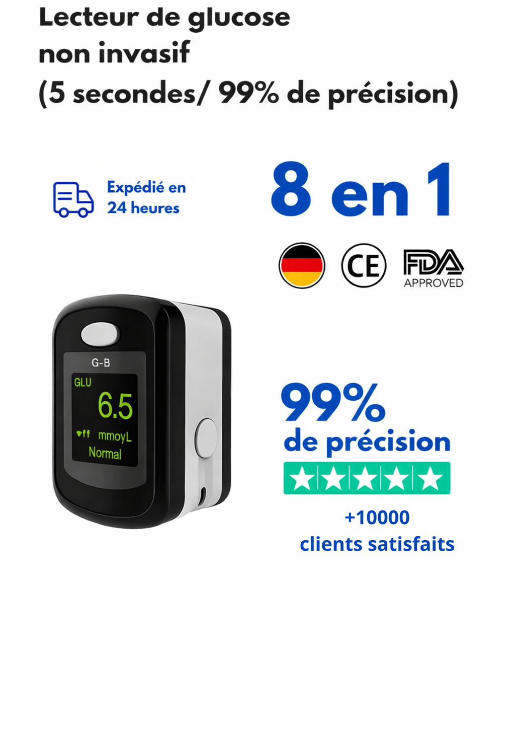 Moniteur de glucose -  GlucoLife