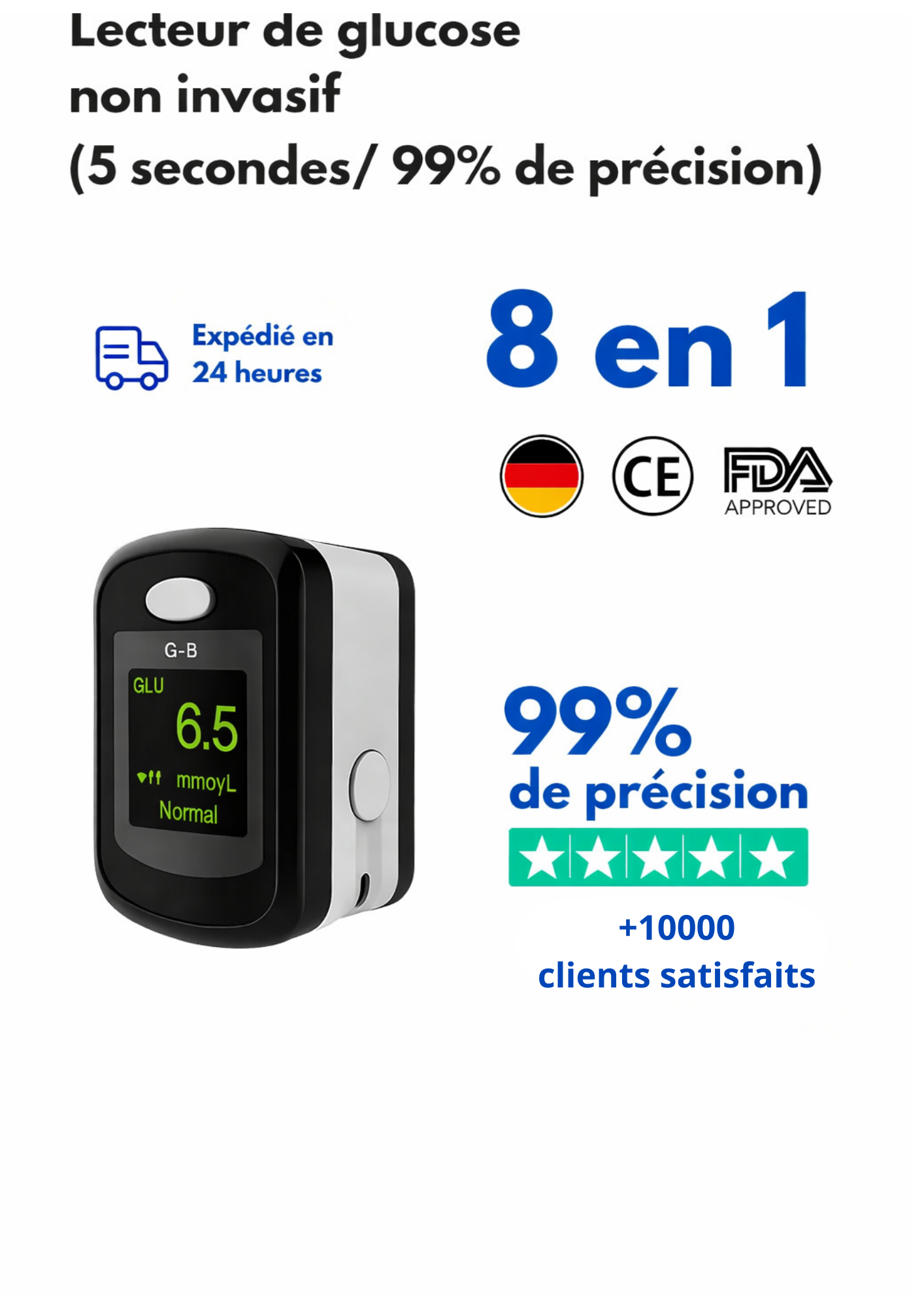 Moniteur de glucose -  GlucoLife