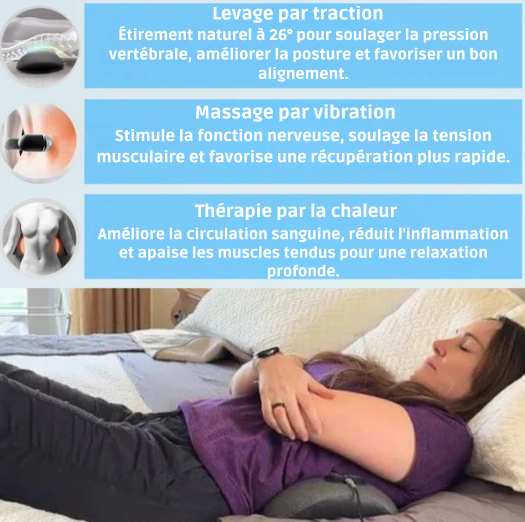 Masseur LombaTech | Thérapie du dos 3 en 1