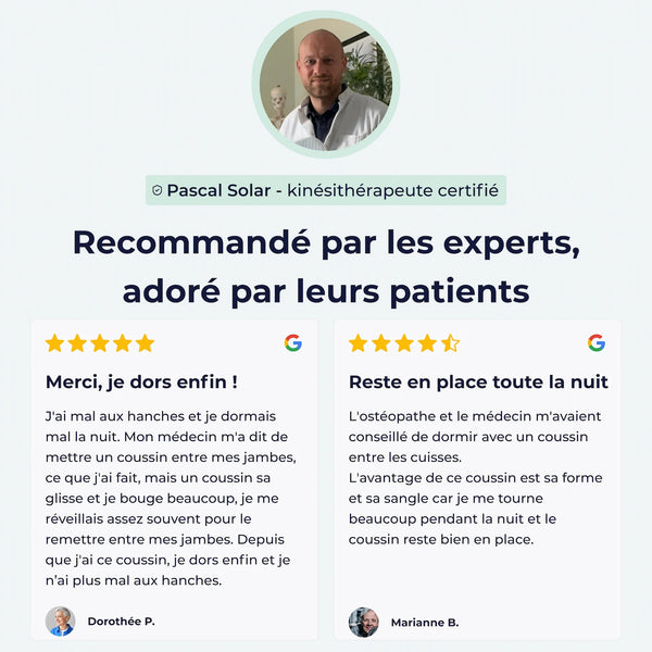 Coussin de genoux orthopédique