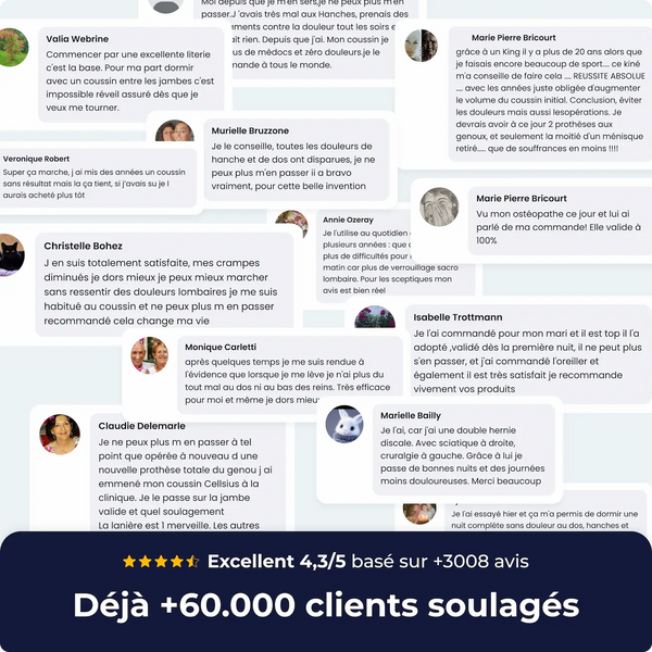 Coussin de genoux orthopédique